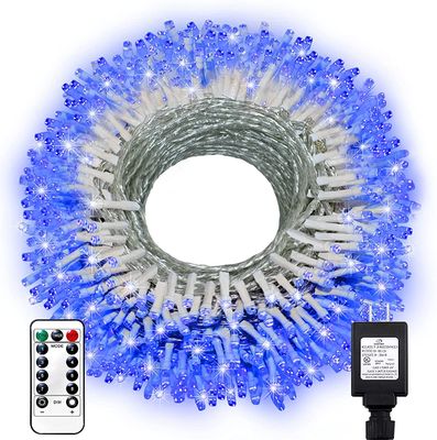 60HZ 31V Outdoor Blue Icicle Lights 700 LED Backyard Wedding String Lights